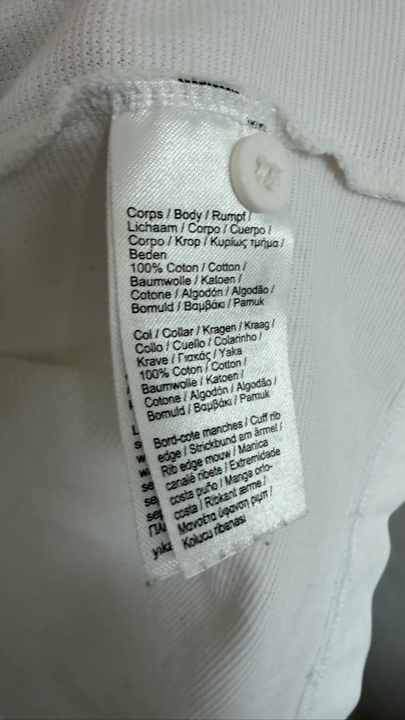 Polo Lacoste Sport branco – tamanho G – photo 11